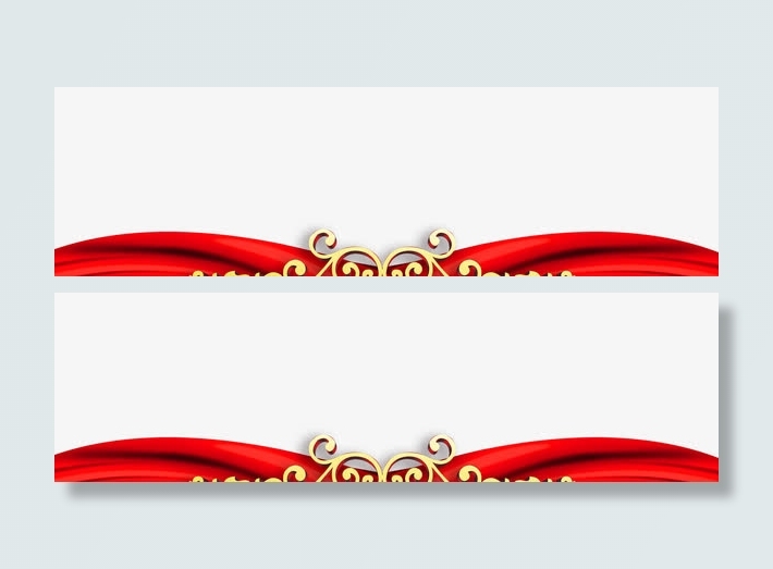 红丝绸底纹装饰素材免抠