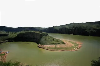 唯美山西老牛湾免抠