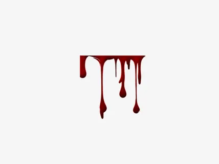 万圣节仿真血液滴落效果免抠 万圣节仿真血液滴落效果免抠