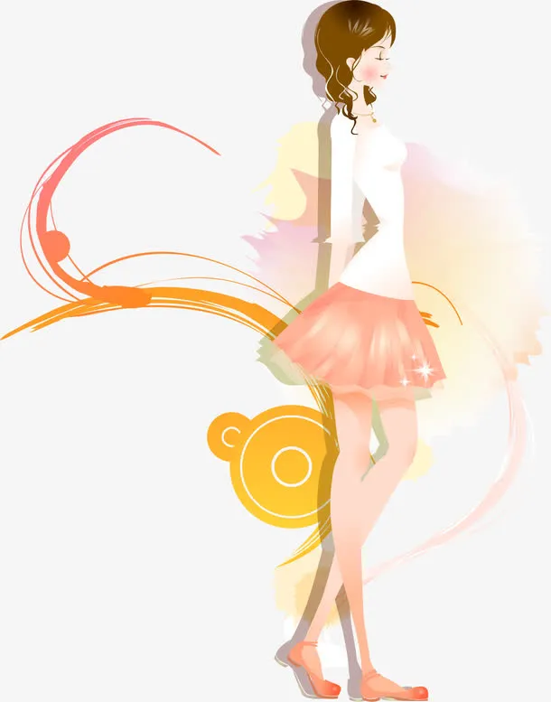 美女免抠