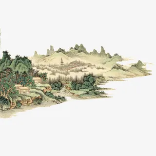 山水画免抠