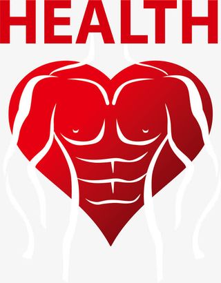 矢量图关爱健康海报免抠