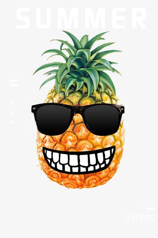 菠萝的夏天啊免抠