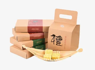 香楠绿豆糕礼盒装免抠