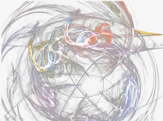 奇幻旋转光特效免抠