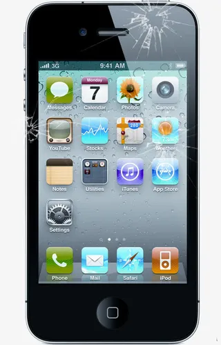 碎屏苹果小屏手机免抠