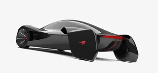 黑色概念跑车免抠