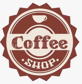 咖啡品牌标识免抠
