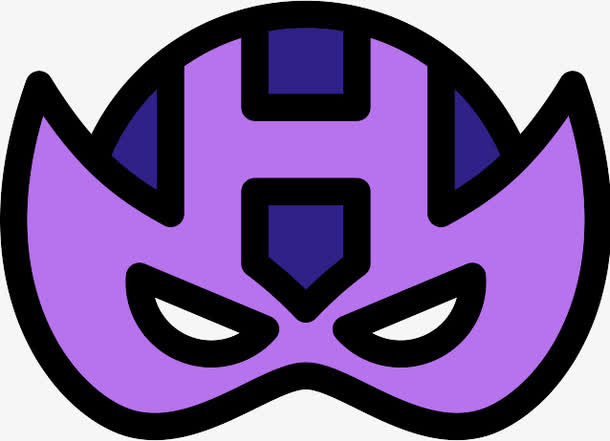 鹰眼Flat-SuperHeroes-Villains-ic免抠