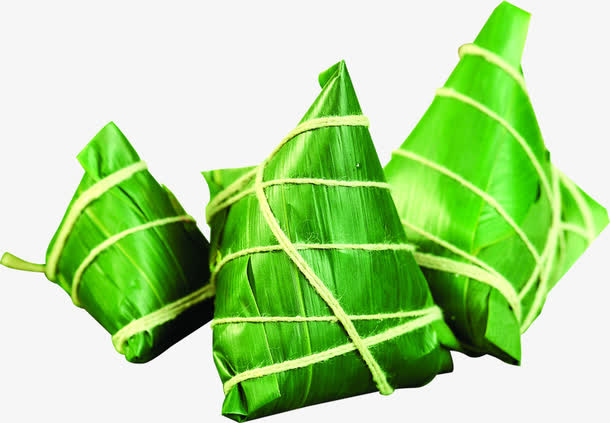 清新包裹粽子食物免抠
