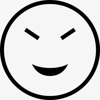 开心的表情轮廓图标免抠