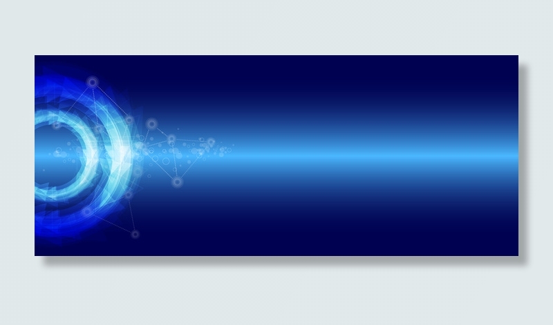 蓝光banner背景高清