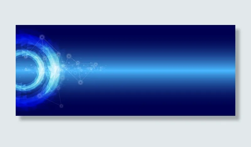 蓝光banner背景高清