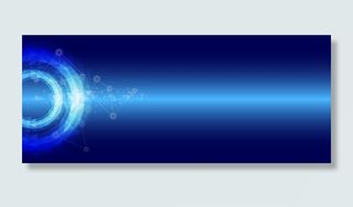 蓝光banner背景高清
