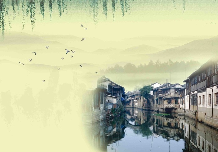 中式美食菜谱饭店清新宁波菜海派海报背景高清