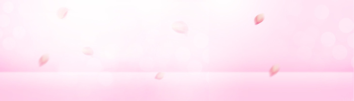 粉色花瓣背景banner高清