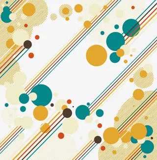 黄色斜条纹免抠