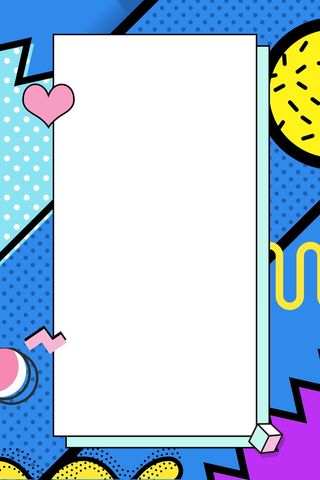 孟菲斯不规则几何图形背景素材高清