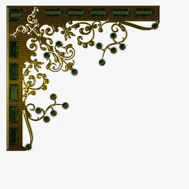 古典镂空花纹边框免抠