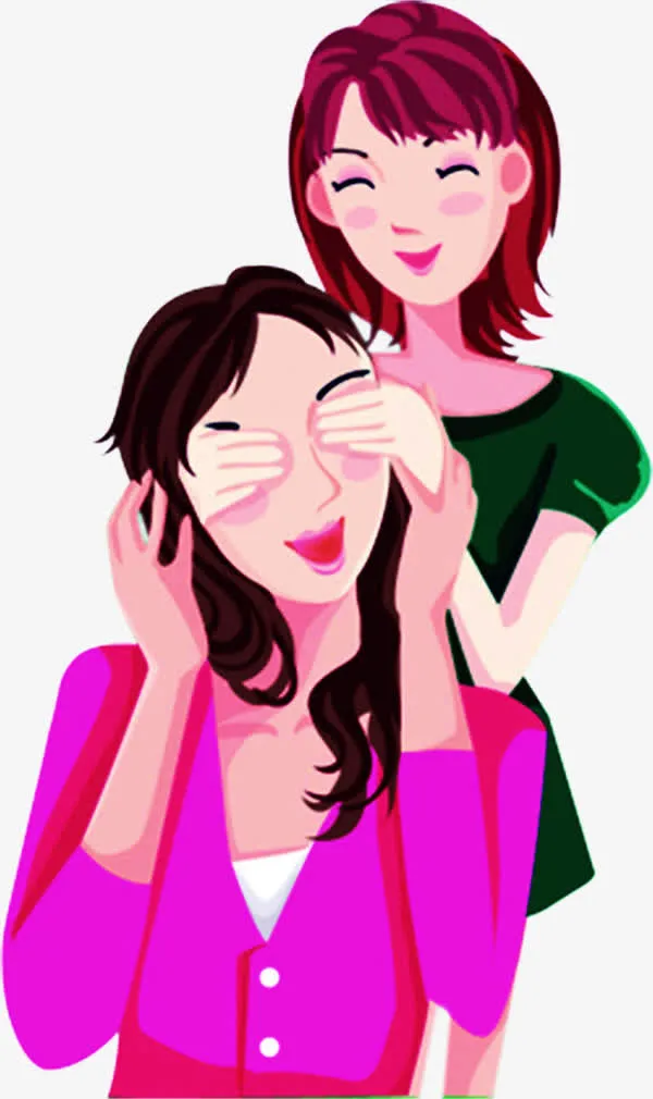 甜蜜温馨亲情母女免抠