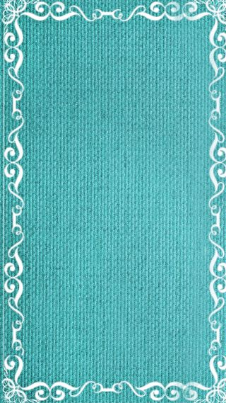 白色花纹边框H5背景高清