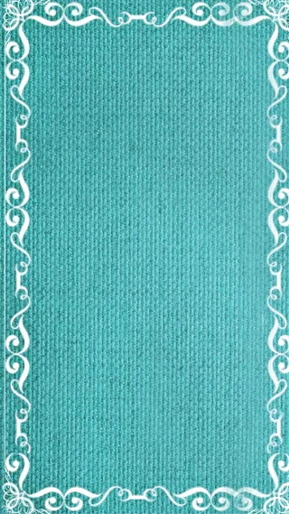 白色花纹边框H5背景高清