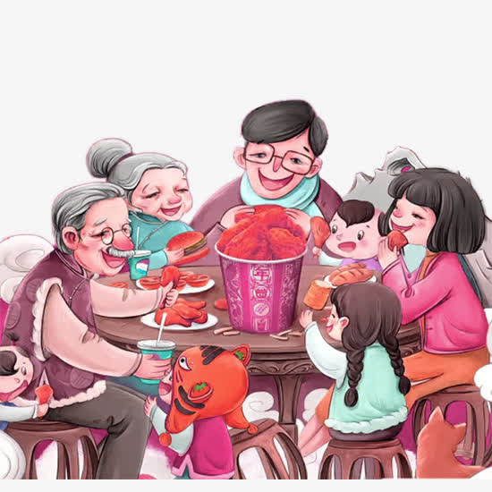 新年团圆饭免抠