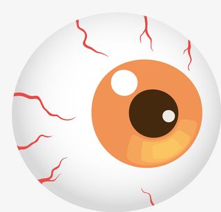 全国爱眼日布满血丝的眼球免抠