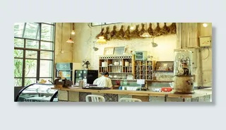 咖啡馆背景图高清