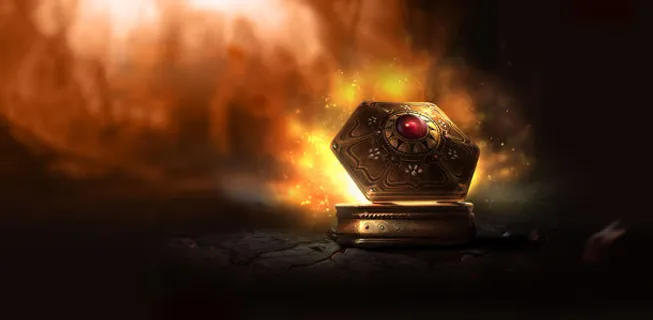 游戏场景红色光效宝物免抠