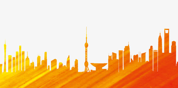 陆家嘴剪影免抠