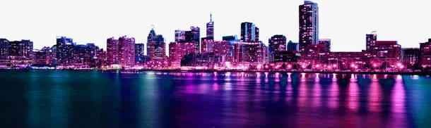 夜间城市七夕免抠