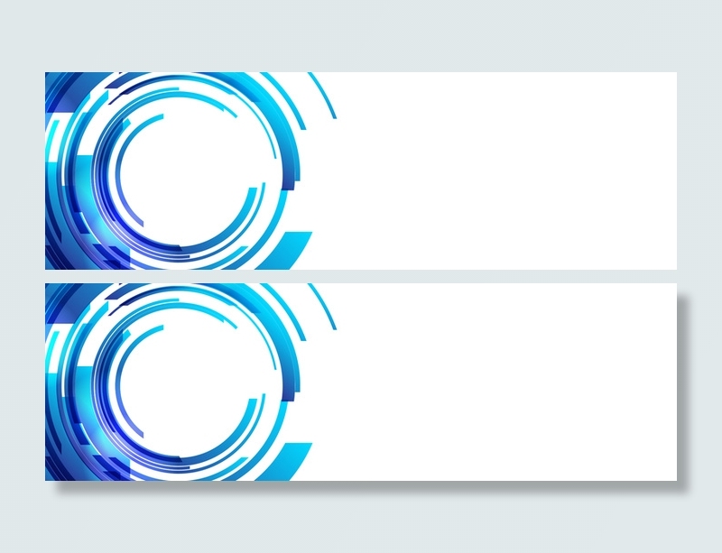 蓝色圆圈高科技抽象背景高清