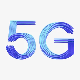 5G UI 移动风 扁平 字体 纹理免抠