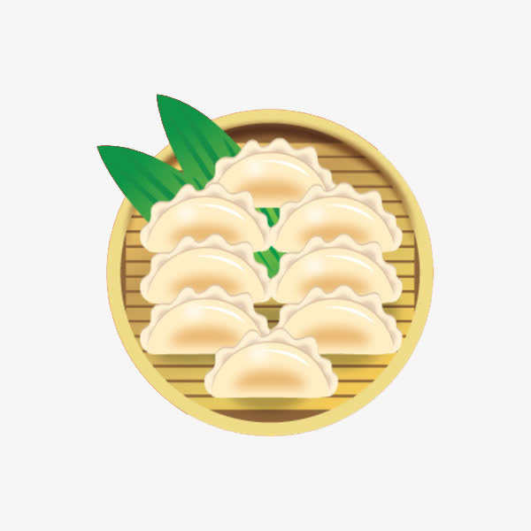竹笼里的饺子免抠