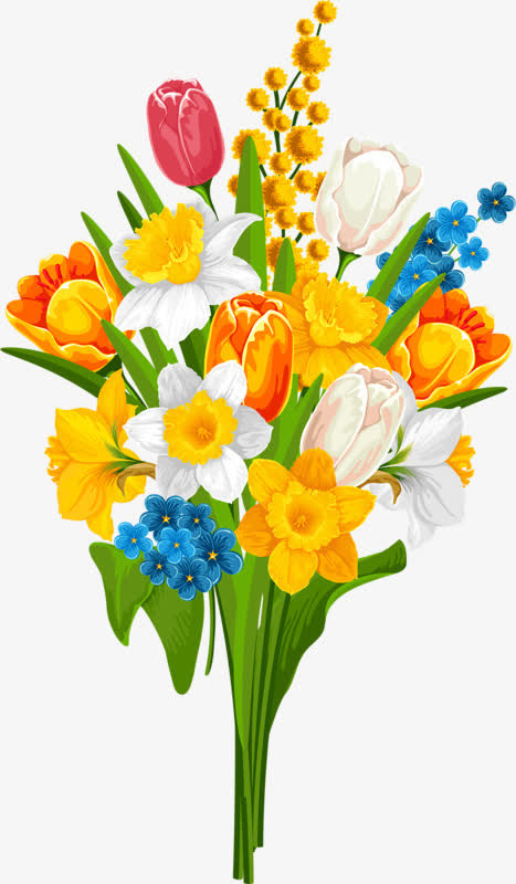 一束鲜花免抠