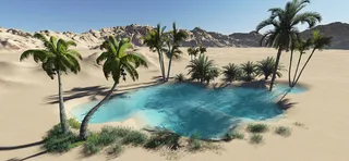 沙漠合成海报背景高清