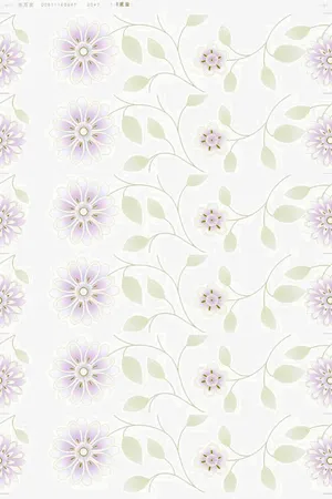 紫色小花底纹免抠