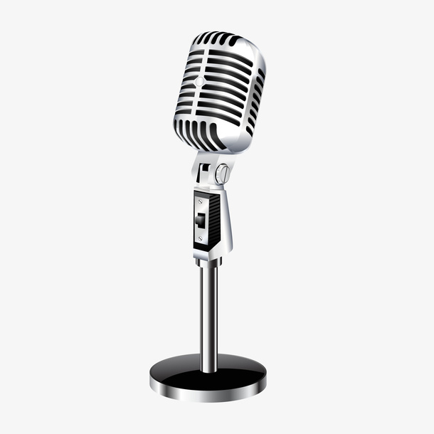 卡通话筒设计矢量图免抠手绘/卡通卡通元素