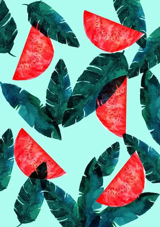西瓜底纹背景素材高清