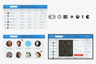 朋友列表网格图标免抠