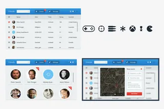 朋友列表网格图标免抠