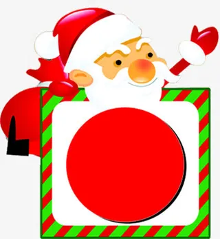 圣诞节日装饰边框免抠