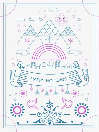 彩绘创意图画免抠