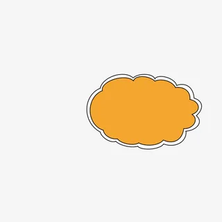 文字框可爱卡通免抠