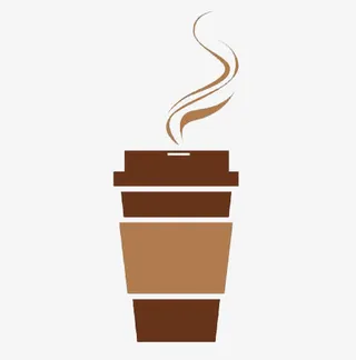 卡通咖啡纸杯免抠