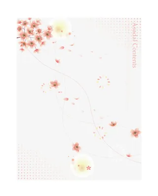 矢量粉色花朵背景