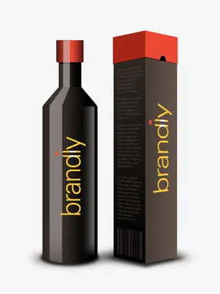 红酒瓶红酒礼盒3D模型免抠