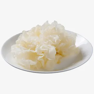 实物一盘泡发的银耳免抠 实物一盘泡发的银耳免抠