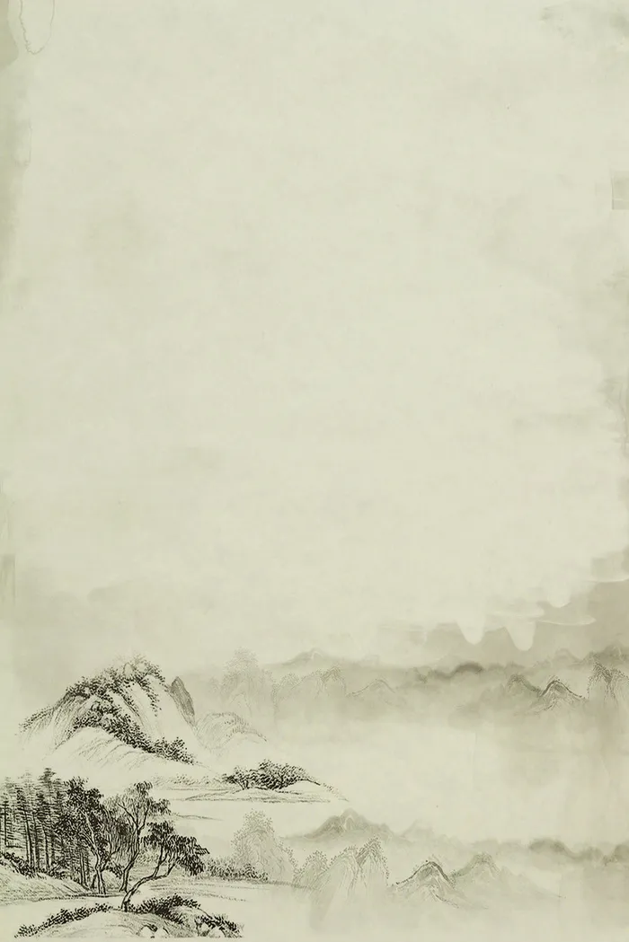 中国风水墨海报背景高清